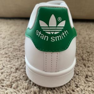 Adidas Stan Smith Shoes Cloud White and Green